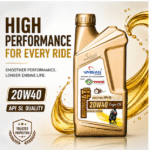 Vaisan Bio Power Gold Hi-Tech 4T 20W40 Engine Oil – Advanced Motorcycle Engine Protection, Smooth Performance & Longer Engine Life (1000ml)