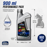 Vaisan Bio Power 4T Gold 20W40 Engine Oil – Superior Engine Protection, Smooth Performance & Extended Engine Life (900ml) - Image 3