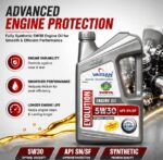 Vaisan Bio Power Evolution 5W30 Fully Synthetic Engine Oil | API SN/SF | Advanced Engine Protection | Smooth Performance & Long Engine Life | 3
