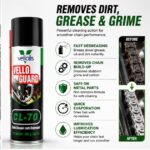 Vell Oils Vello Guard CL-70 Chain Cleaner & Degreaser Spray | Fast Degreasing Formula | Removes Dirt, Grease & Grime | Improves Chain Performance | 500m - Image 2