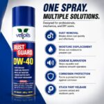 Vell Oils Rust Guard DW-40 Multi-Purpose Penetrating Lubricant Spray | Stops Rust, Frees Stuck Parts & Protects Metal Surfaces | Anti-Corrosion Formula | 500ml - Image 2